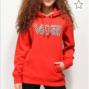Van’s Checker hoodie Medium